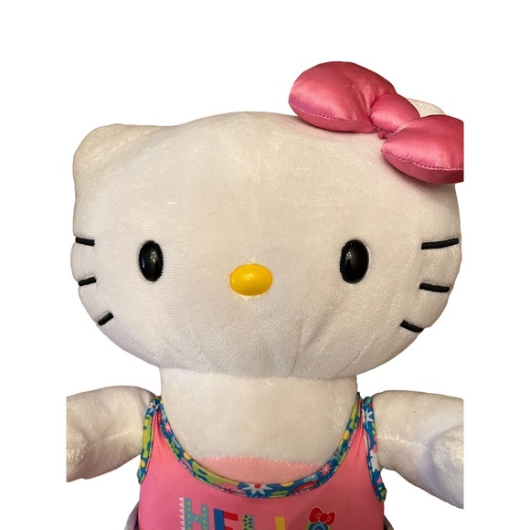 Build a Bear Hello Kitty Sanrio Summertime Plush with Swimsuit and Bow - Picture 9 of 13